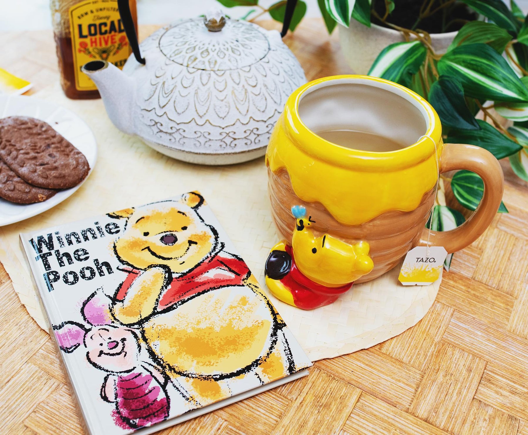 Disney Winnie the Pooh Honey Pot Sculpted Ceramic Mug | Holds 23 Ounces