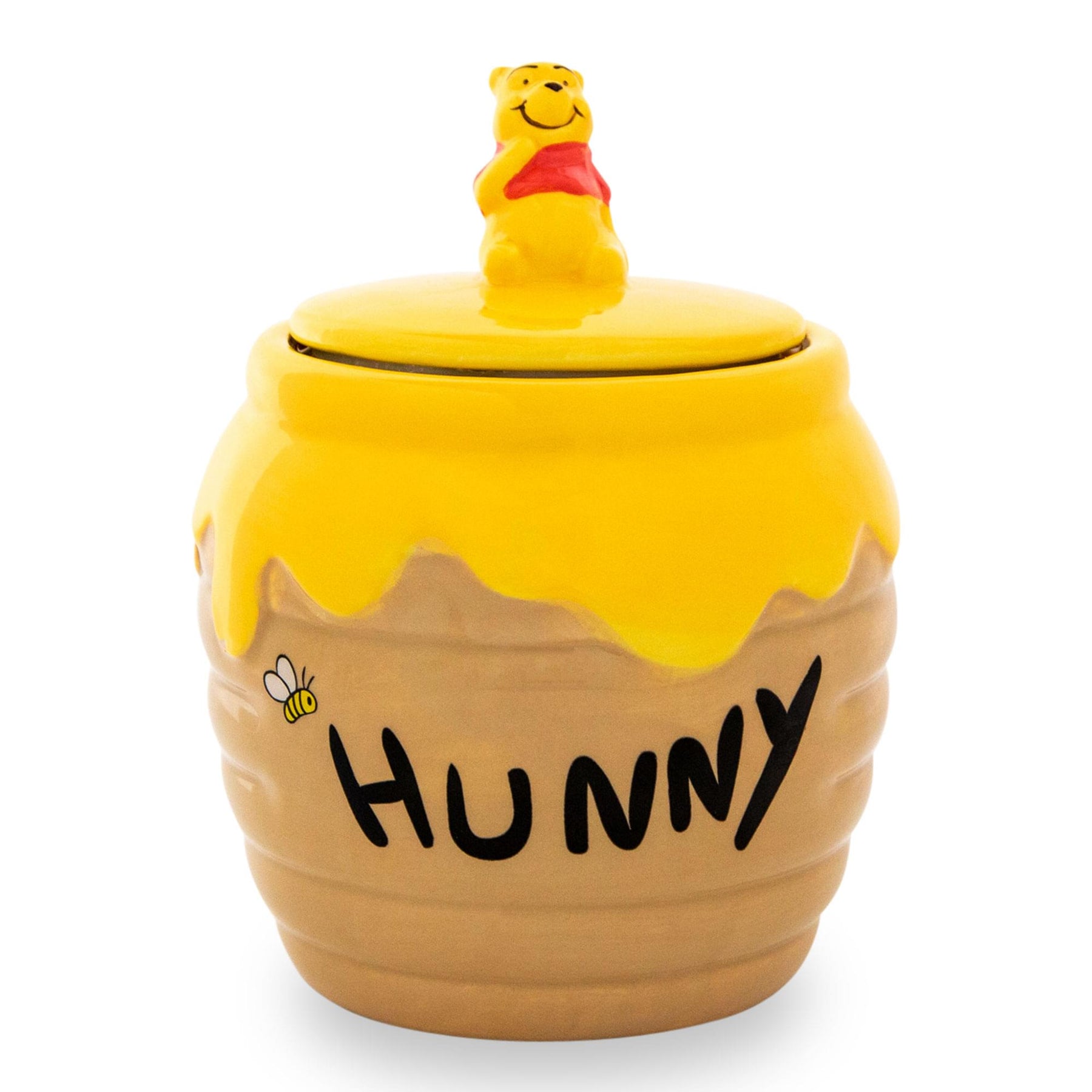 Disney Winnie the Pooh Hunny Pot Ceramic Snack Jar | 6 Inches Tall