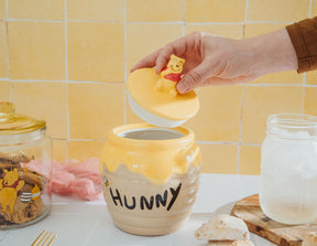Disney Winnie the Pooh Hunny Pot Ceramic Snack Jar | 6 Inches Tall