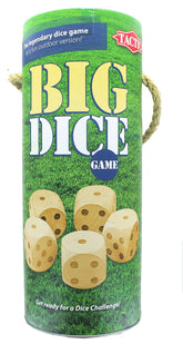Big Dice | Outdoor Wooden Dice Game | For 2 or More Players