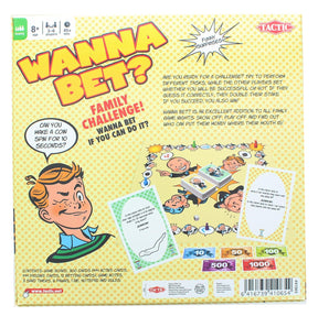 Wanna Bet? Family Party Game | For 2-6 Players