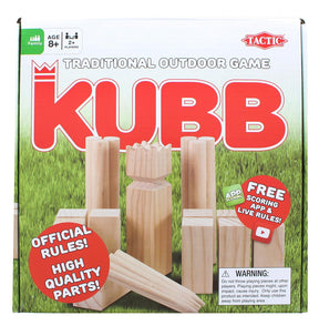 Kubb | Outdoor Wooden Blocks Game | For 2+ Players