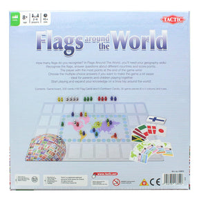 Flags Around the World Family Board Game | For 2-6 Players