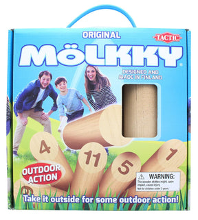 Mölkky | Outdoor Wooden Pin & Skittles Game | For 2+ Players