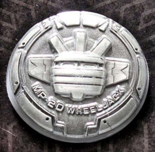 Transformers MP-20 Wheeljack Bonus Collector Coin