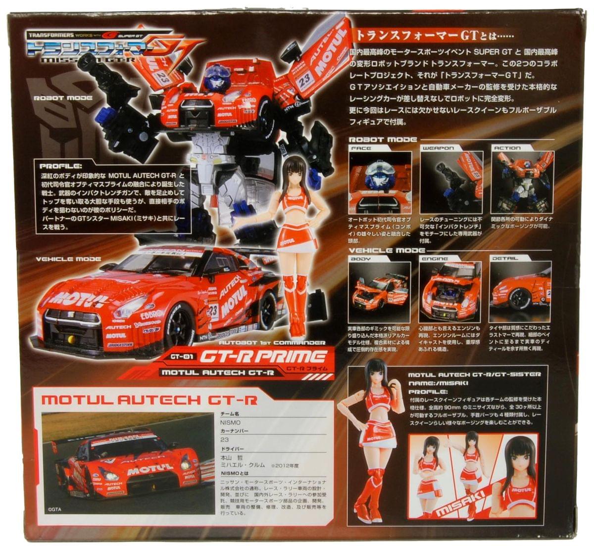 Transformers Takara GT-R Prime Red Nissan