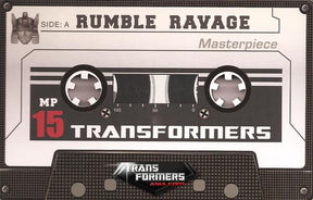 Transformers MP-15 Rumble & Ravage Bonus Collector Coin