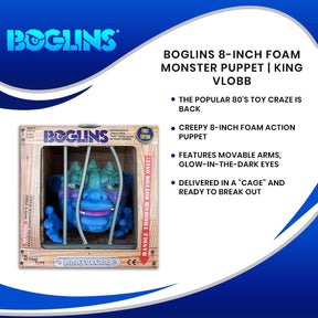Boglins 8-Inch Foam Monster Puppet | King Vlobb