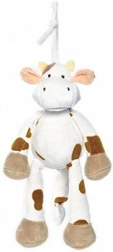 Teddykompaniet Diinglisar Collection 10 Inch Musical Plush Animal | Cow