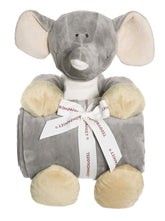 Teddykompaniet Diinglisar Collection 11 Inch Plush Elephant and Blanket Set