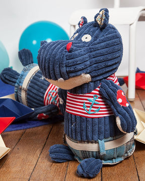 Les Deglingos Originals Plush Animal | Hippos the Hippo