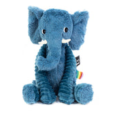 Les Deglingos Ptipotos Dimoitou the Elephant Plush | Blue