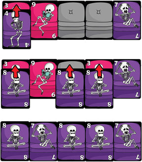 Couch Skeletons Card Game For 2 Players