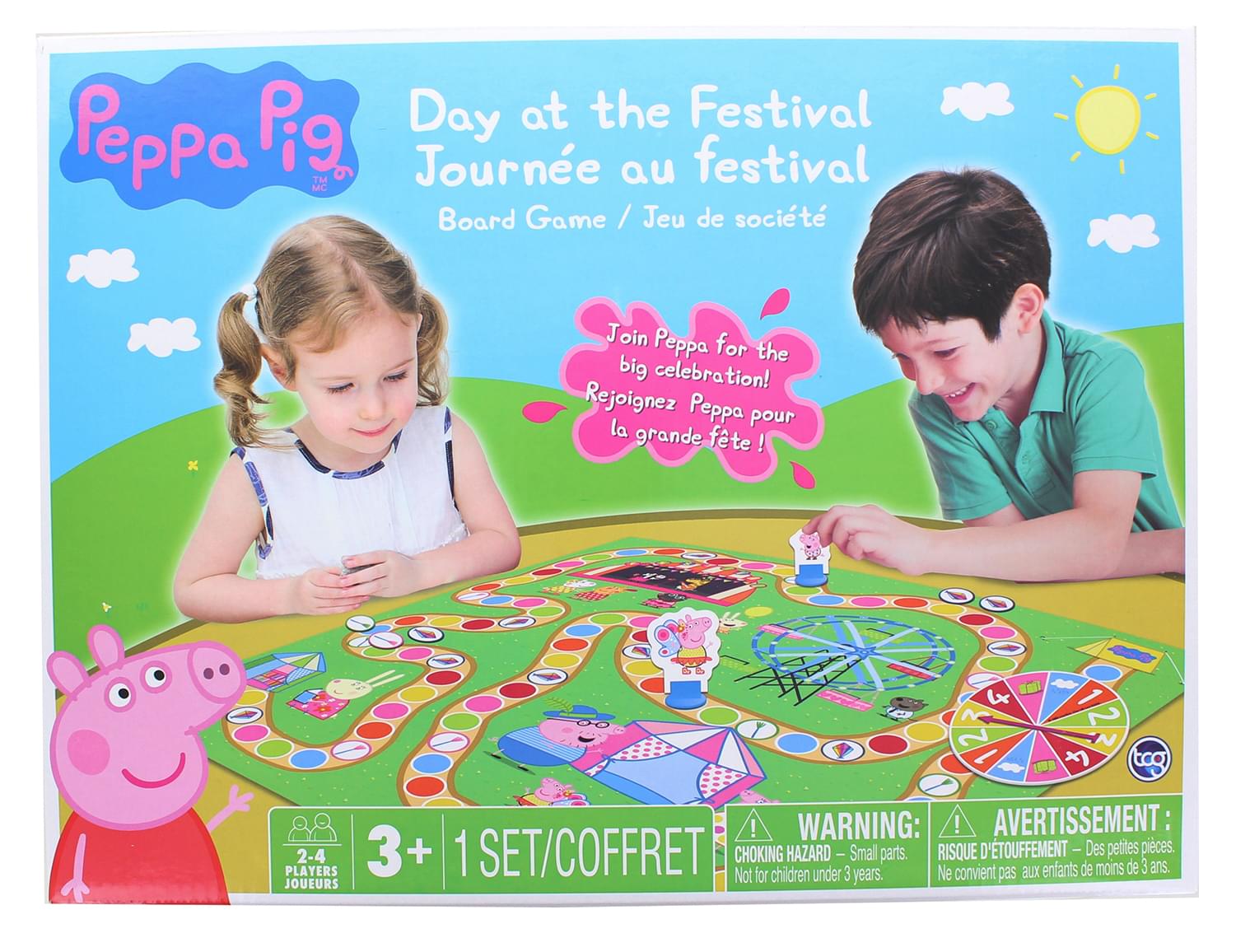 Peppa Pig Day At The Festival Board Game | For 2-4 Players