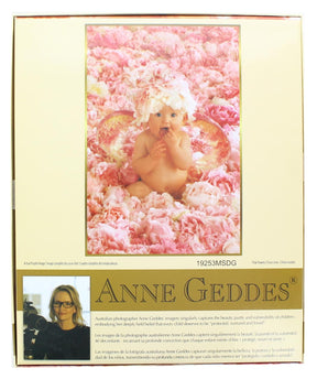 Anne Gedes Baby With Pink Flowers 300 Piece Poster Sized Jigsaw Puzzle