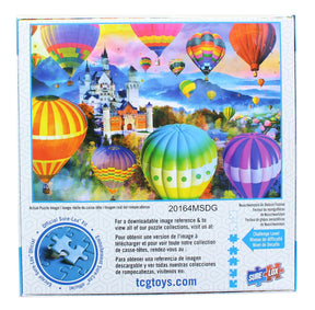 Romantic Holiday 1000 Piece Jigsaw Puzzle | Neuschwanstein Air Balloon Festival