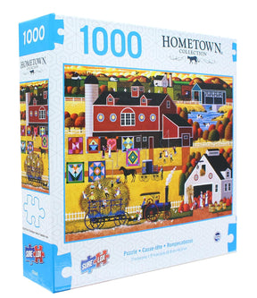 Hometown Collection 1000 Piece Jigsaw Puzzle | Amish Harvest