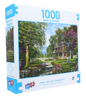 Manors & Cottages 1000 Piece Jigsaw Puzzle | Late Summer Garden