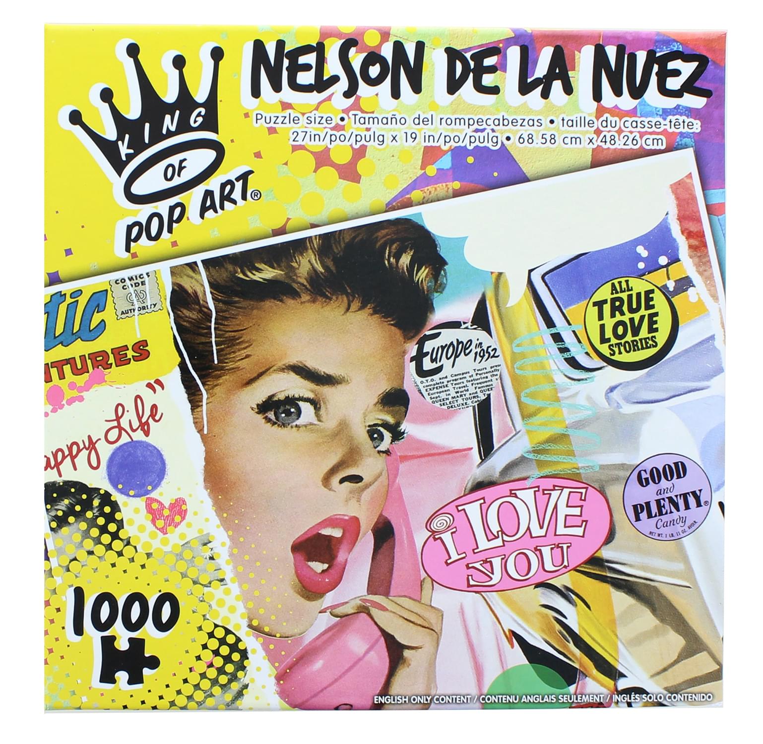 Nelson De La Nuez King Of Pop Art 1000 Piece Jigsaw Puzzle | Sweet Happy Life
