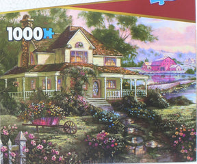 Set of 2 Keepsakes 1000 Piece Jigsaw Puzzles | Colorful Cottages