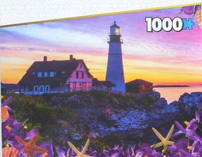 Set of 2 Keepsakes 1000 Piece Jigsaw Puzzles | Garden/ Lighthouse