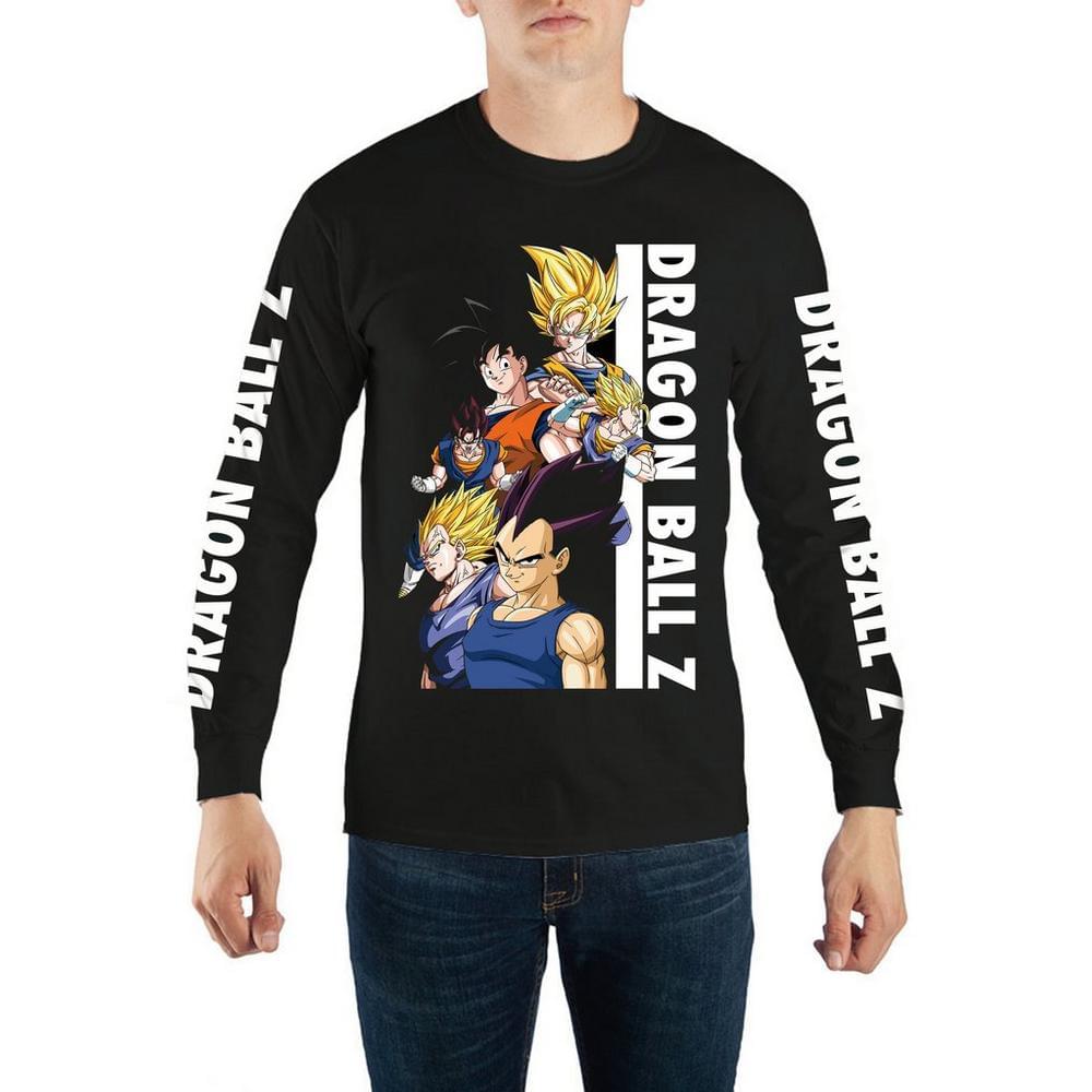 Dragon Ball Z Group Long Sleeve Men's Shirt | Black