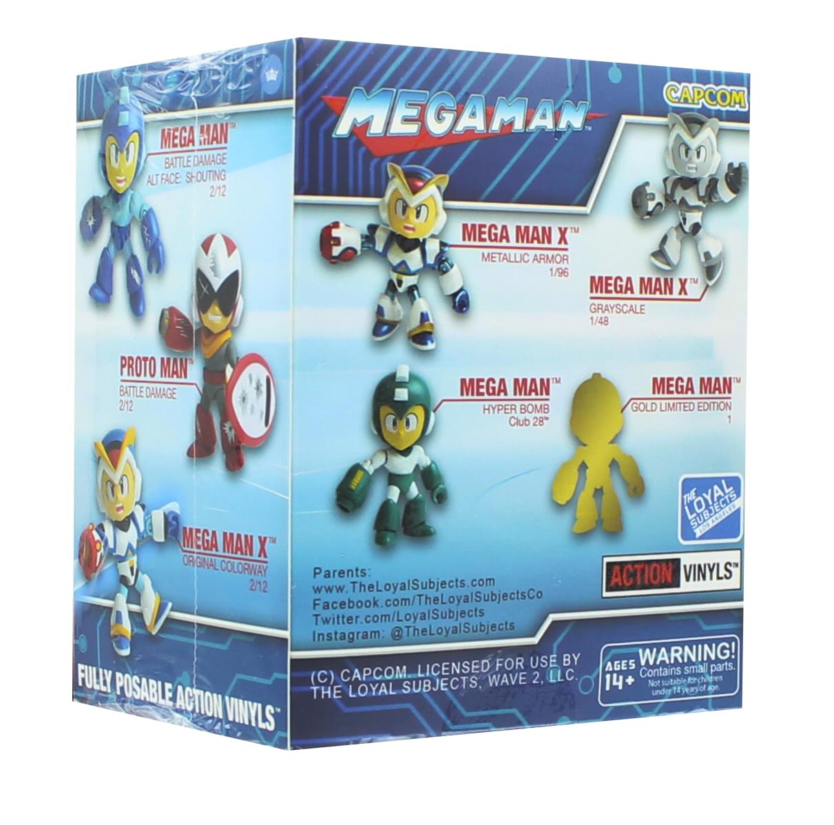 Mega Man Blind Box 3.25 Inch Battle Damaged Action Vinyl - One Random