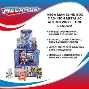 Mega Man Blind Box 3.25-Inch Metallic Action Vinyl - One Random