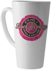 Duck Dynasty 16 Oz Pink Logo Latte Mug