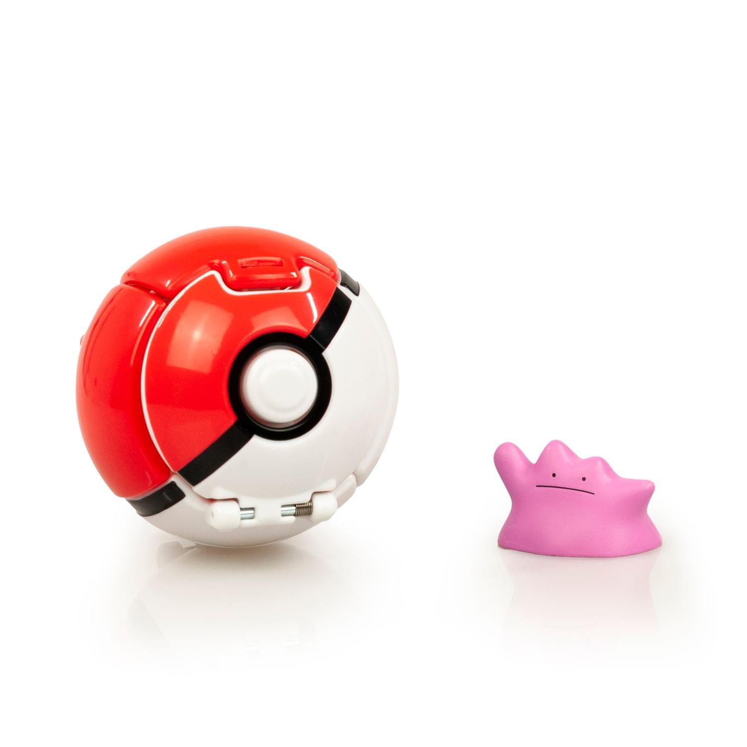 Pokémon Throw 'N' Pop Poké Ball & Ditto Set | Includes Ball & 2" Ditto Figure