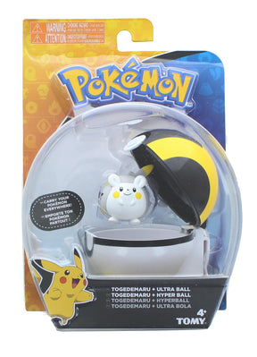 Pokemon Clip and Carry Poke Ball | 2 Inch Togedemaru and Ultra Ball