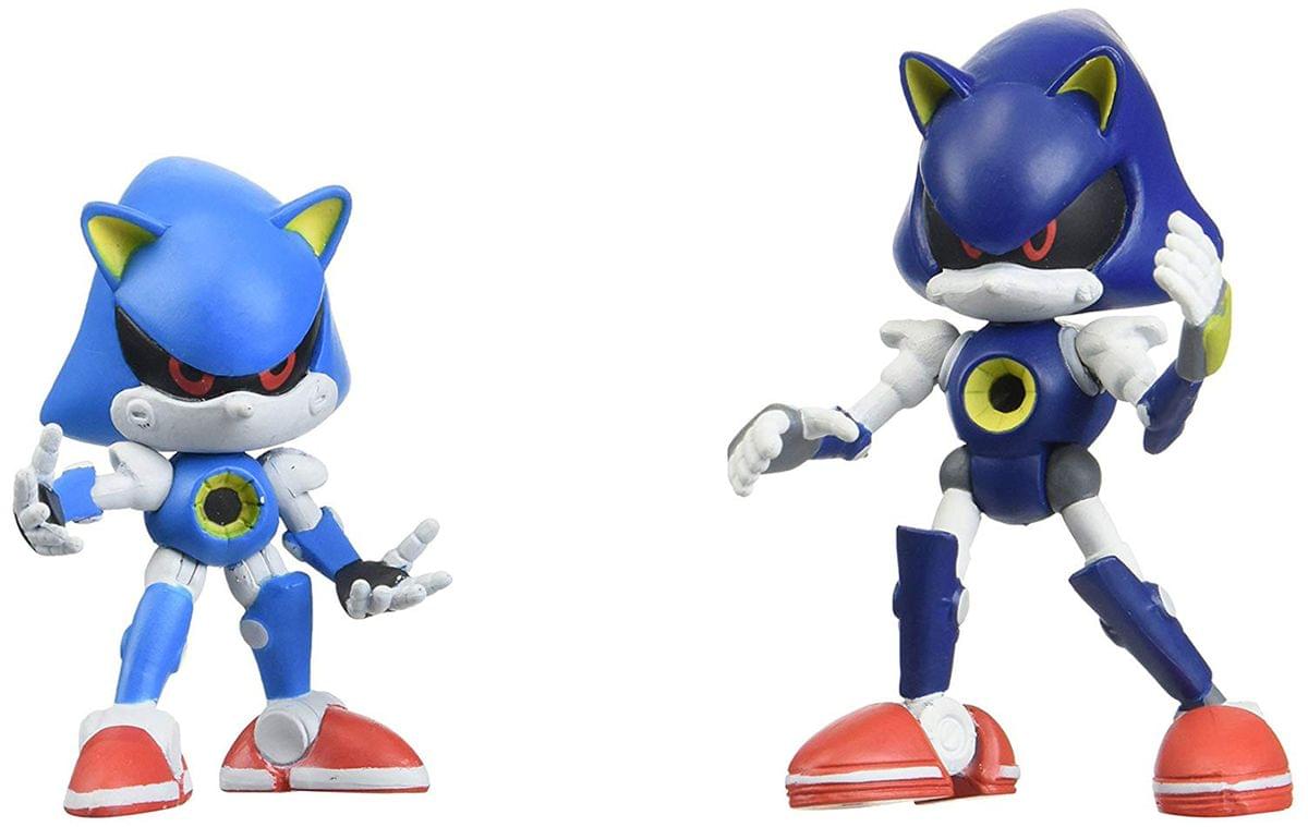 Sonic Collector Series Figure 2-Pack w/ Comic - Classic & Modern Metal Sonic