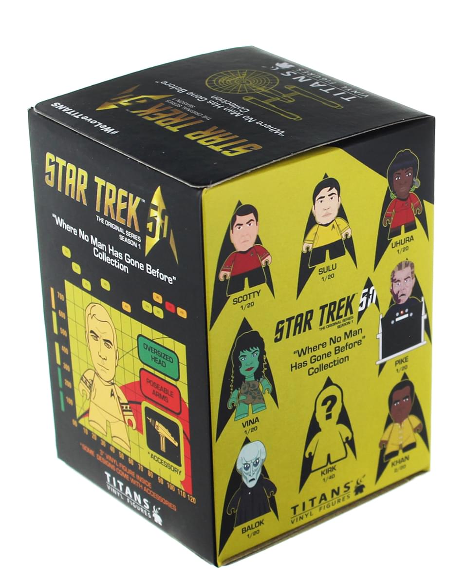 Star Trek Titan TOS Blind Box Vinyl Figure, Single Random