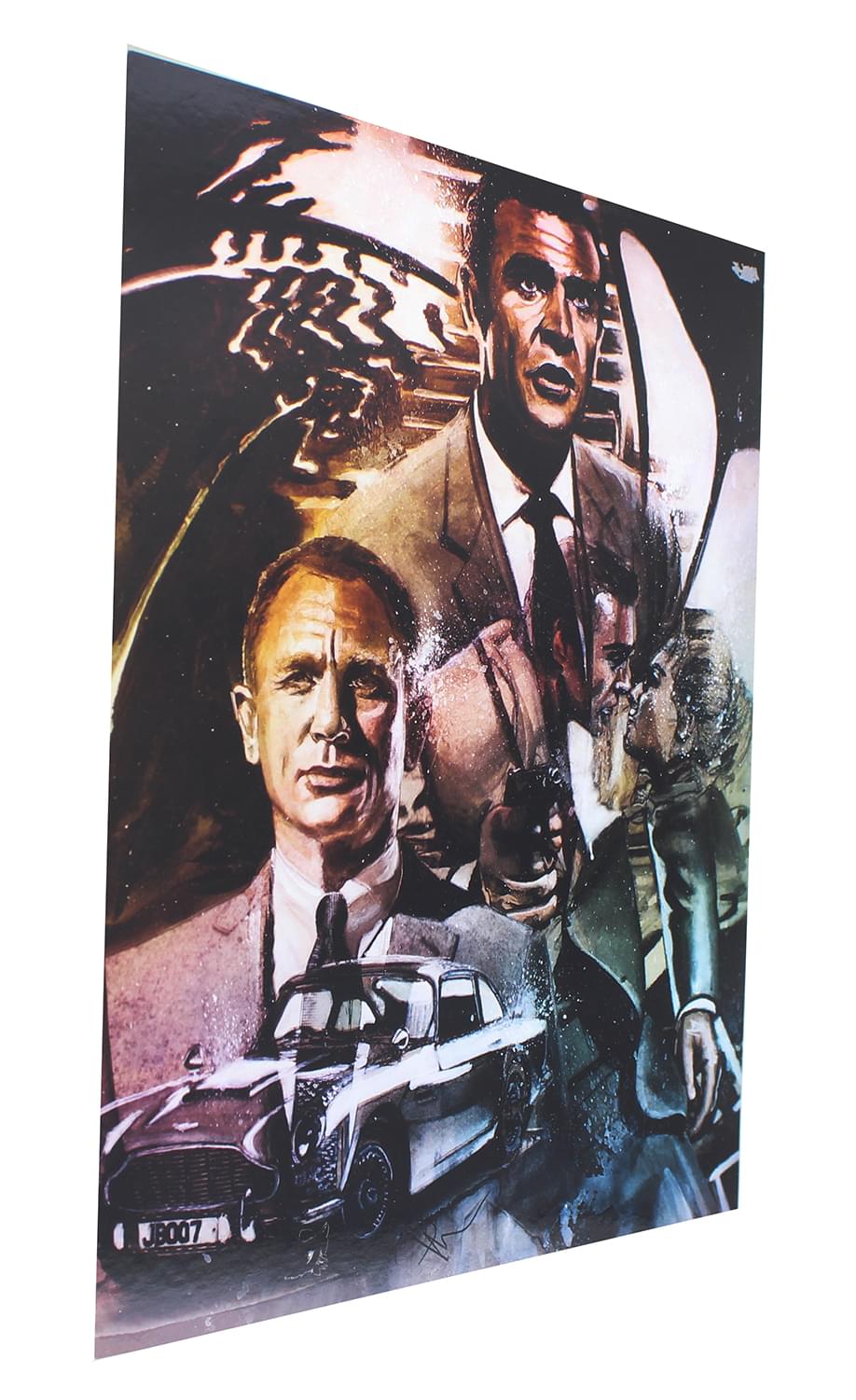 James Bond 007 Limited Edition 8x10 Inch Art Print by Rob Prior