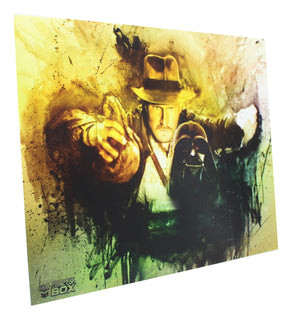 Indiana Jones/ Star Wars Limited Edition 8x10 Art Print by Rob Prior
