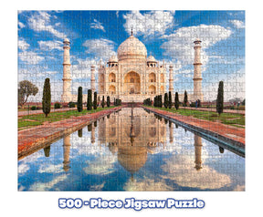 Taj Mahal At Sunrise India Puzzle For Adults And Kids | 500 Piece Jigsaw Puzzle