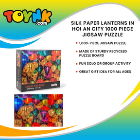 Lanterns In Hoi An City Floating Lights 1000 Piece Jigsaw Puzzle