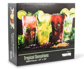 Tropical Sensations Cocktail Puzzle For Adults | 1000 Piece Jigsaw Puzzle