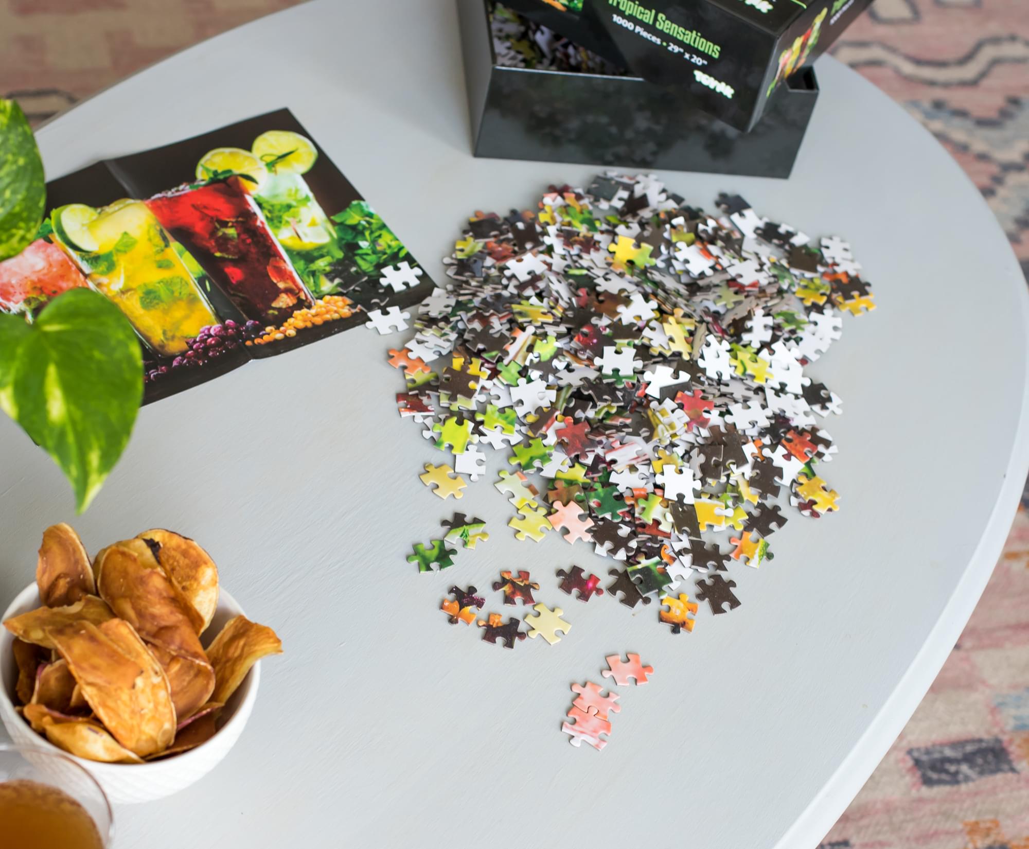 Tropical Sensations Cocktail Puzzle For Adults | 1000 Piece Jigsaw Puzzle
