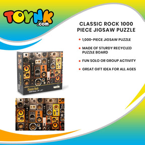 Classic Rock Music Surround Sound Systems 1000 Piece Jigsaw Puzzle