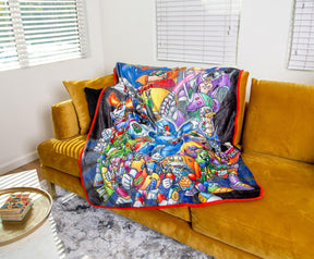 Mega Man X Fleece Throw Blanket | 45 x 60 Inches