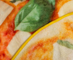 Margarita Pizza Round Fleece Throw Blanket | 60 Inches