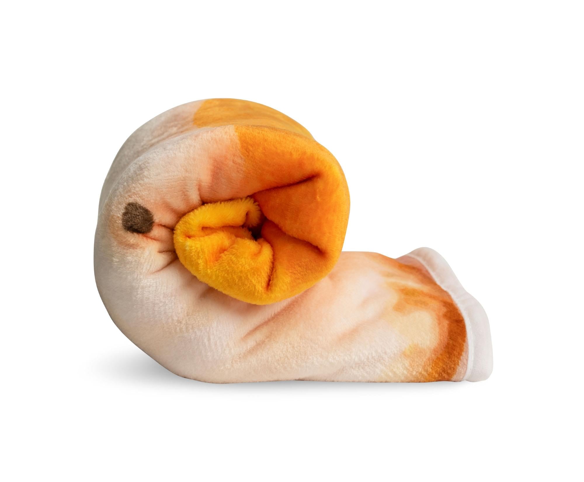 Fried Egg Round Fleece Throw Blanket | 60 Inches
