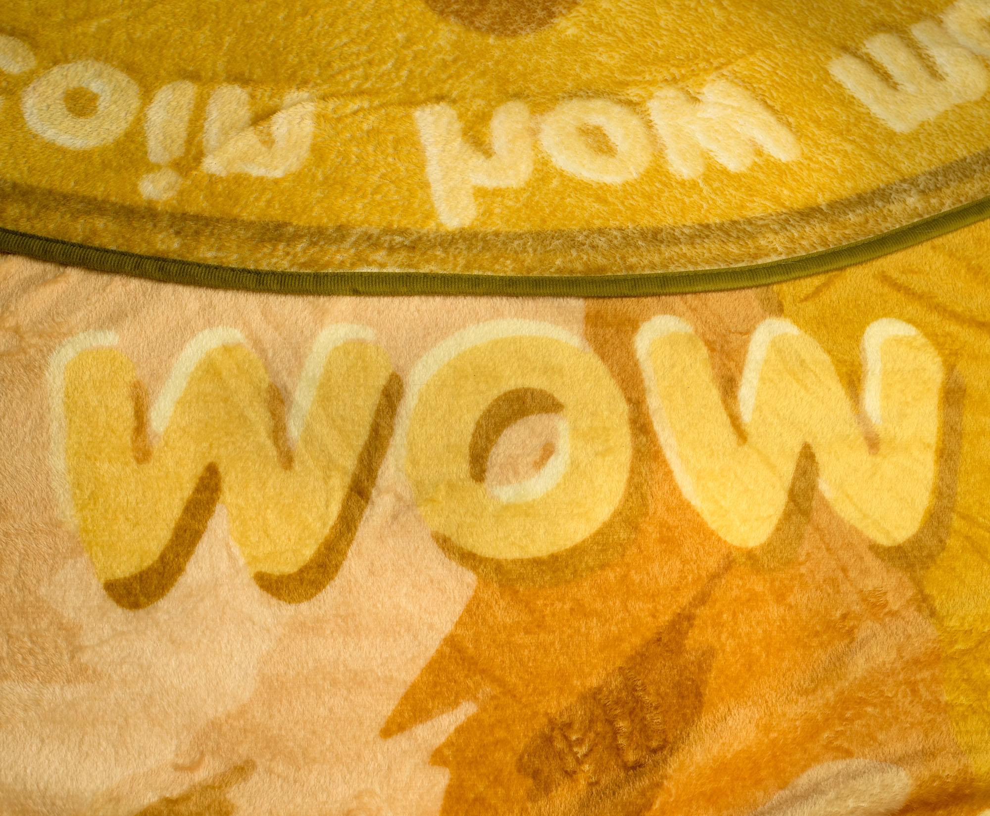Dogecoin Cryptocurrency Round Fleece Throw Blanket | 60 Inches