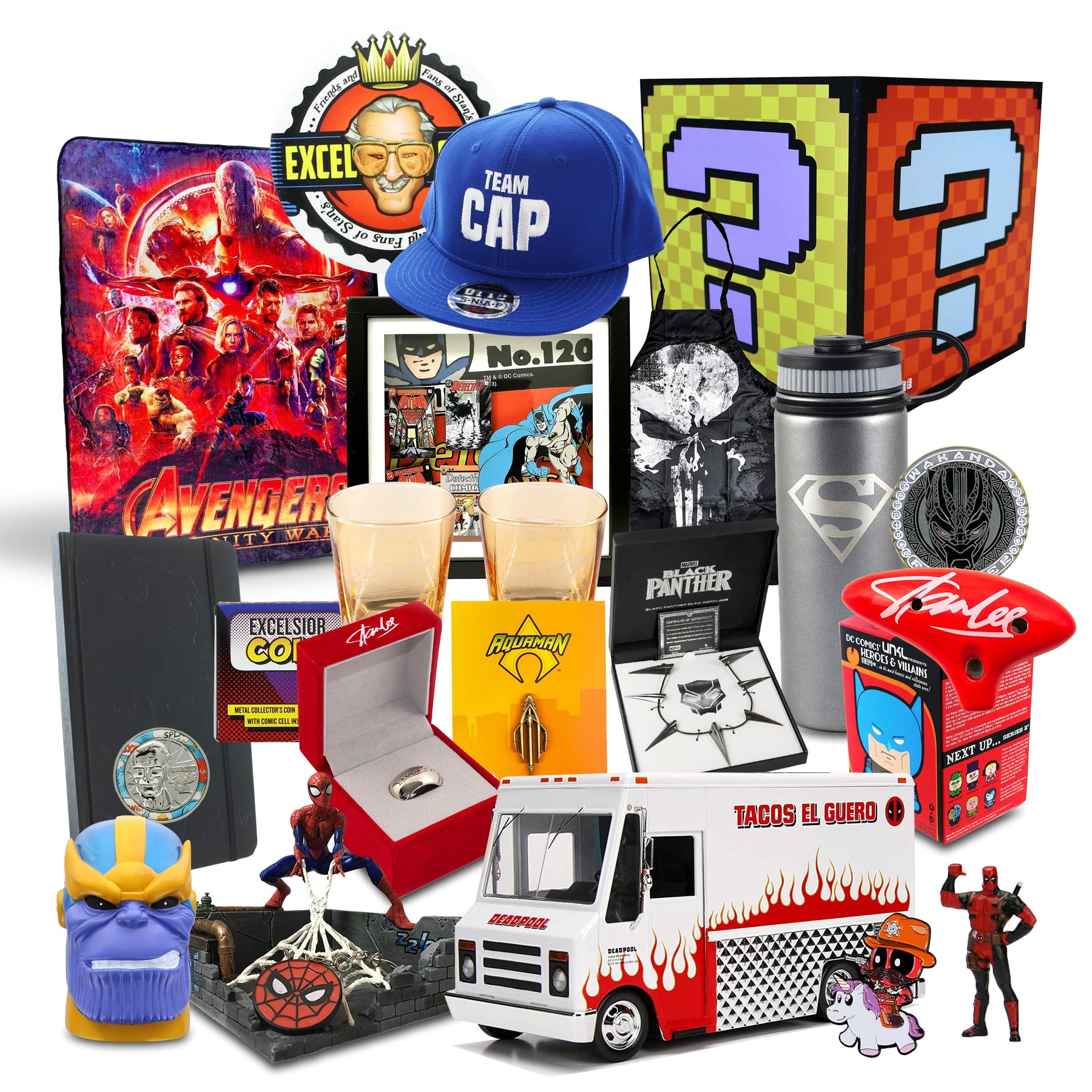 SuperLoot Superhero Mystery Gift Box | $399 Value | 20 Fun Items!