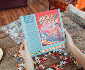 Double Dragon NES Cartridge 1000-Piece Jigsaw Puzzle | Toynk Exclusive