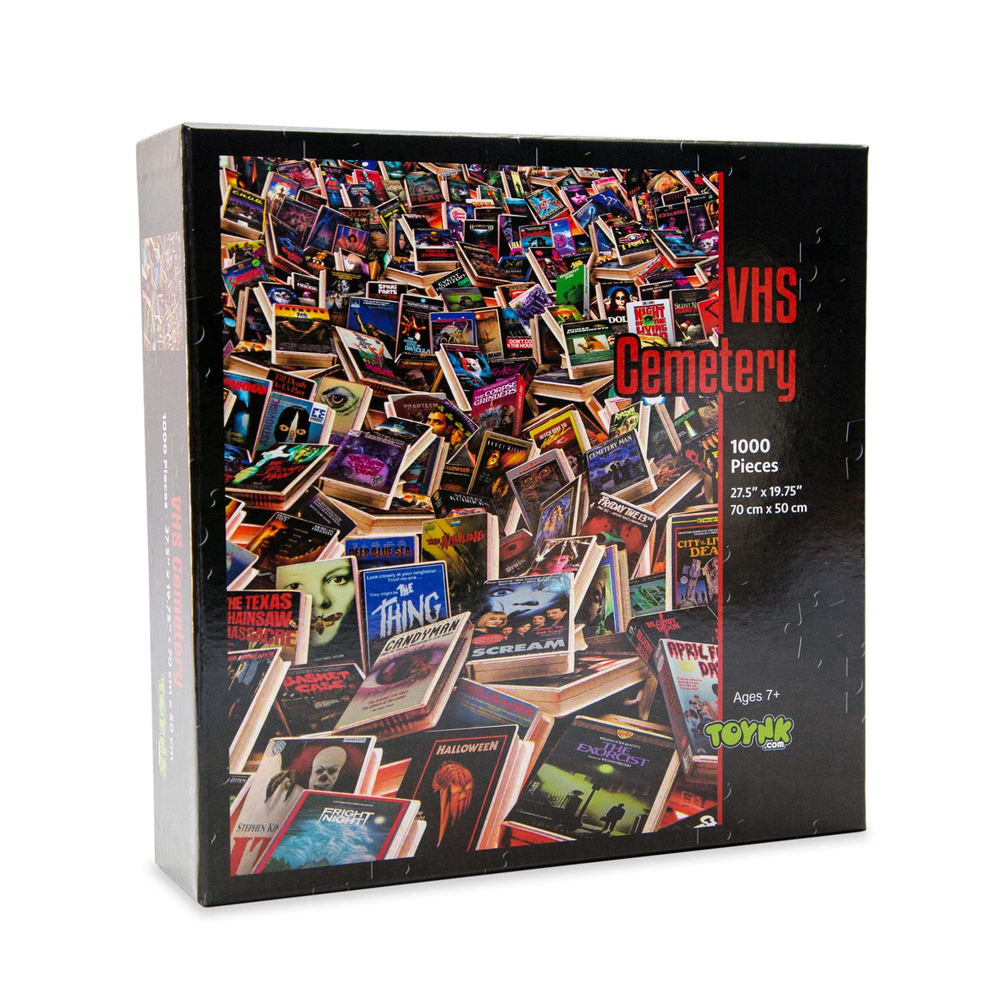 Horror VHS Cemetery 1000-Piece Jigsaw Puzzle | Toynk Exclusive