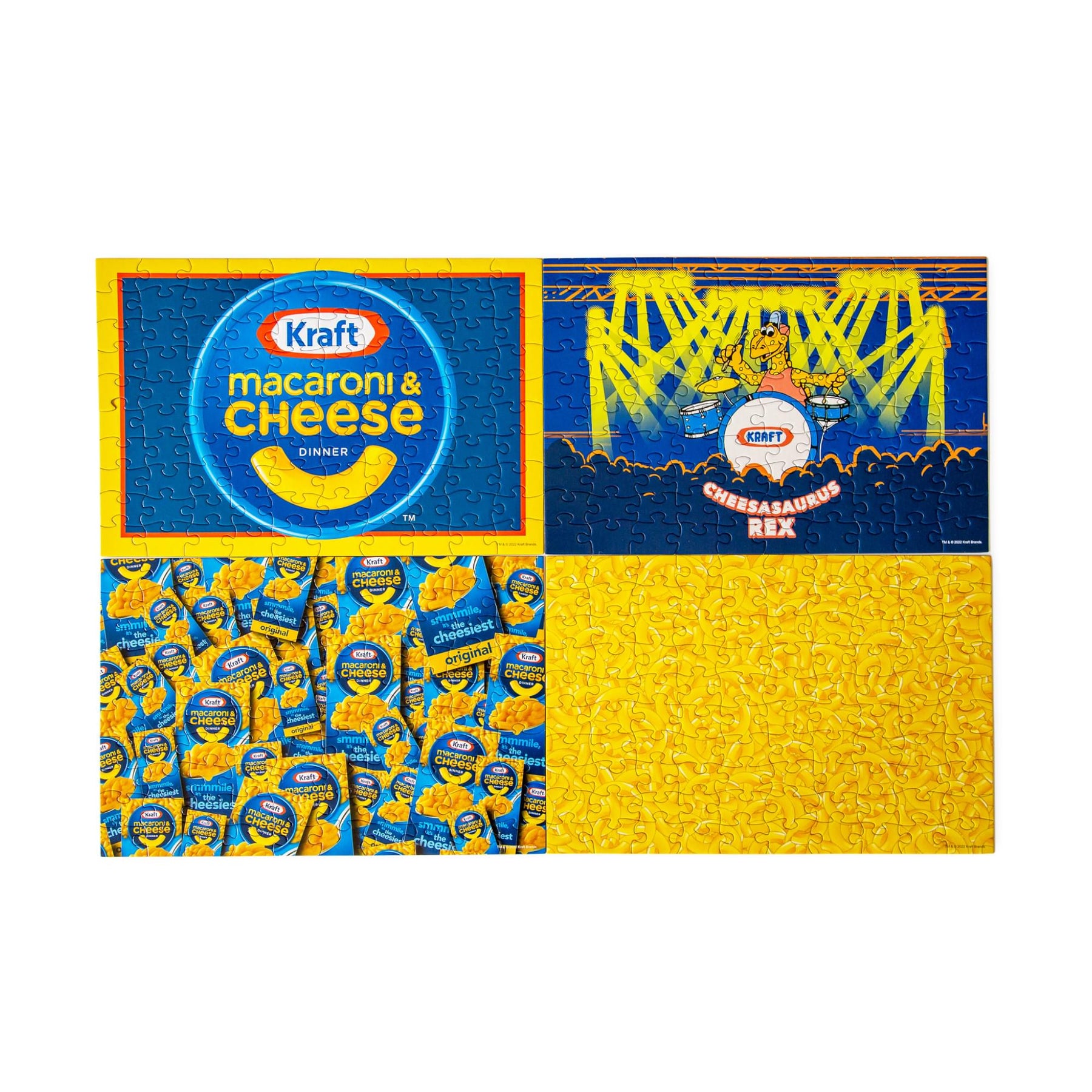 Kraft Macaroni and Cheese 100-Piece Jigsaw Puzzle 4-Pack | Toynk Exclusive