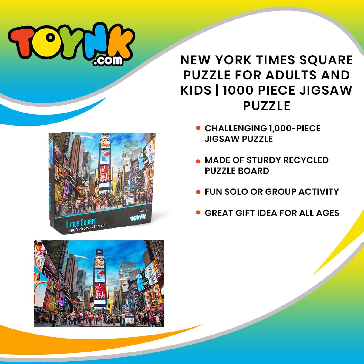 New York Times Square Puzzle | 1000 Piece Jigsaw Puzzle