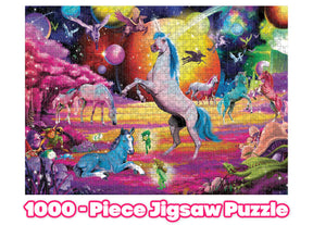 Universe of Unicorns Rainbow Fantasy Puzzle | 1000 Piece Jigsaw Puzzle